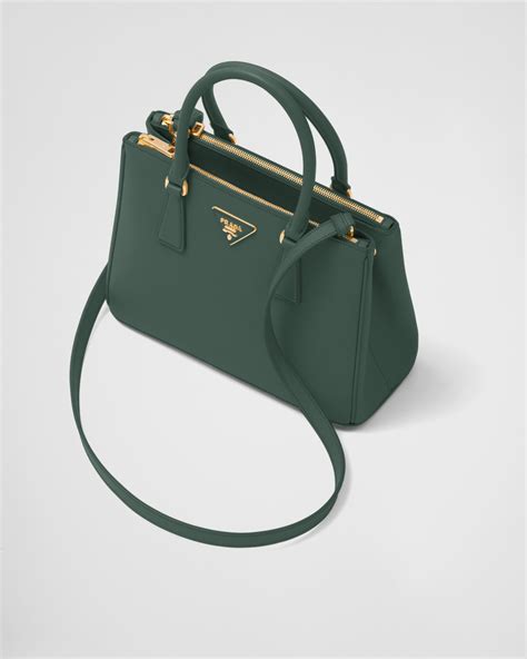 Emerald Green Medium Prada Galleria Saffiano 